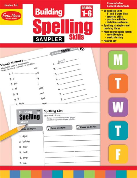 Spelling Evan Moor Educational Resources E Books Amp Spelling Books For 4th Grade - Spelling Books For 4th Grade