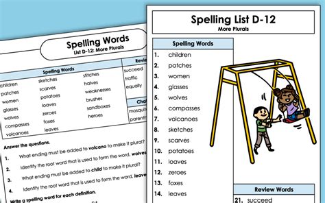Spelling List D 12 Fill In The Blank Fill In The Blanks Spelling - Fill In The Blanks Spelling