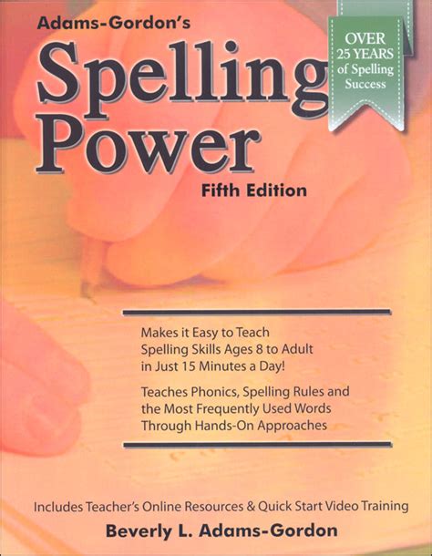 Spelling Power Spelling Programs Spelling Vocabulary Spelling Power Grade 8 - Spelling Power Grade 8