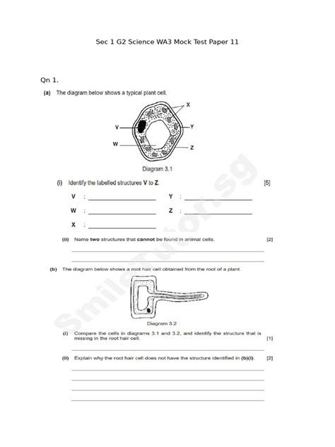 Spers Sec Test Paper
