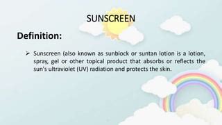 Spf Definition Sunscreen