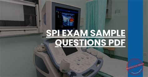 Spi Exam Sample Questions