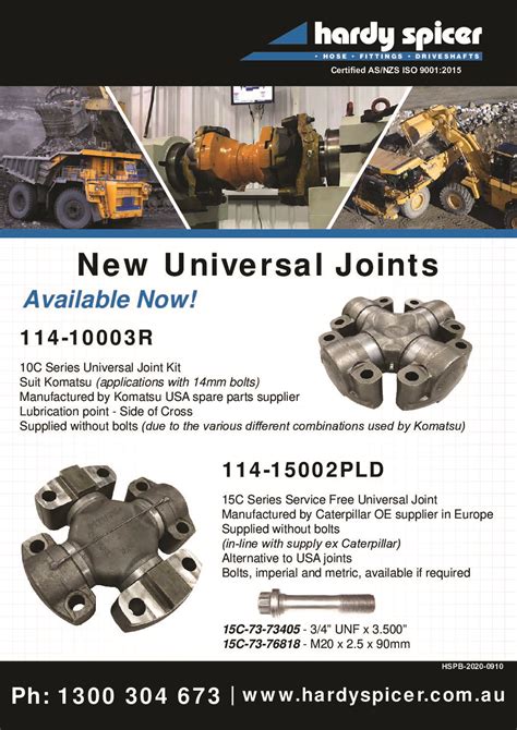 Spicer Universal Joint Catalogue