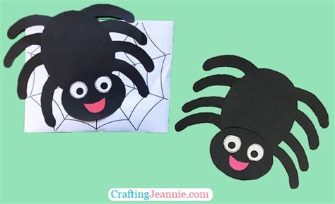 Spider Craft Free Template Crafting Jeannie Spider Template For Preschool - Spider Template For Preschool