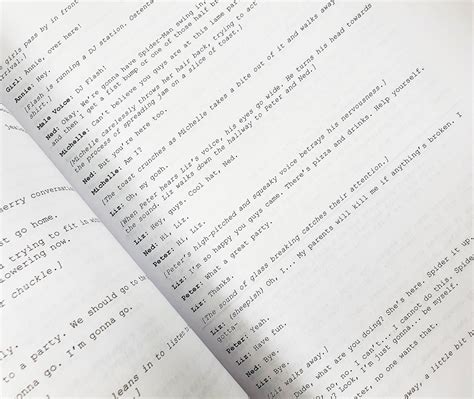 Spider Man Homecoming Script