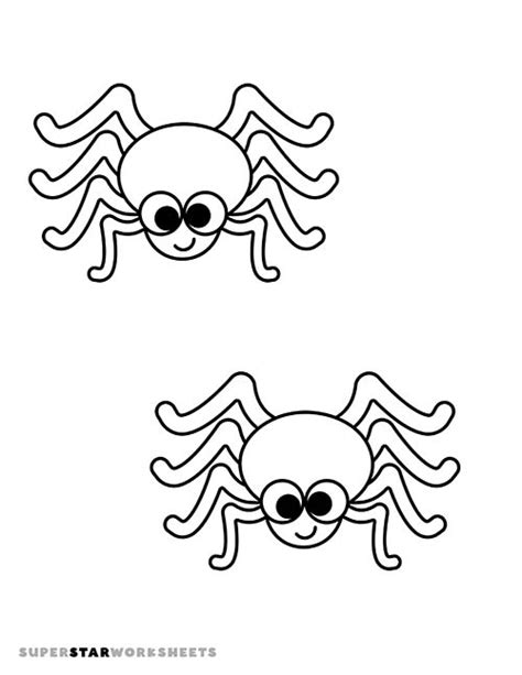 Spider Template Superstar Worksheets Spider Template For Preschool - Spider Template For Preschool