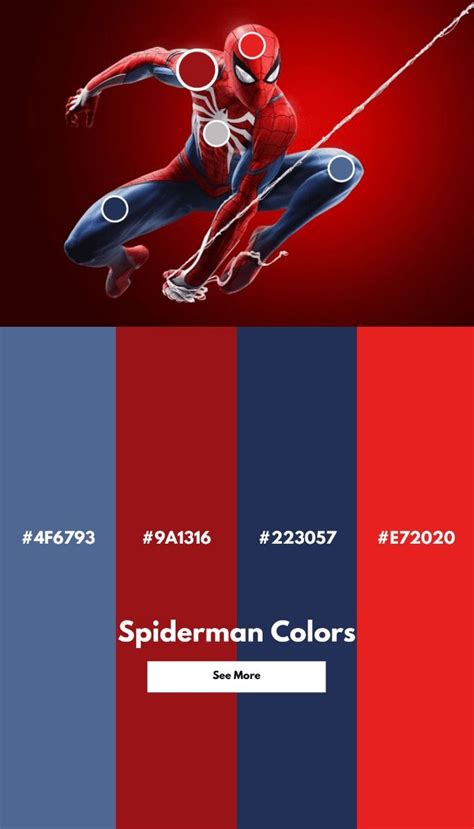 spiderman colors