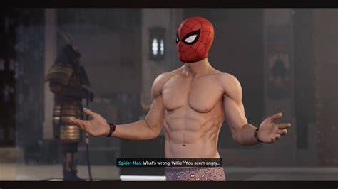 spiderman nude mod