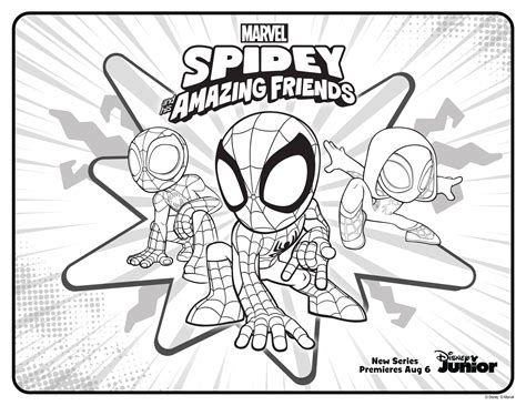 Spidey And His Amazing Friends Coloring Pages Free Preschool Friends Coloring Pages - Preschool Friends Coloring Pages