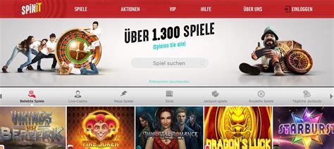 spin it casino game Deutsche Online Casino