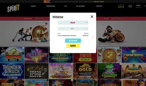 spinit casino withdrawal sgah belgium