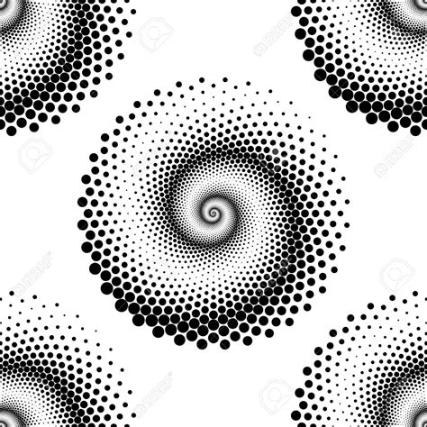 Spiral Dot Pattern Stock Vectors Clipart And Illustrations Dots Lines And Spirals Printable - Dots Lines And Spirals Printable