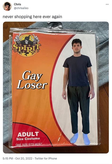 Spirit halloween gay loser