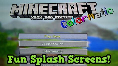 Splash Text For The Minecraft Menu