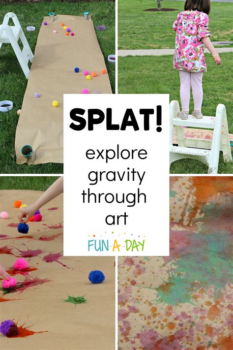 Splat Art Explore Science And Art In Preschool Preschool Science Art - Preschool Science Art