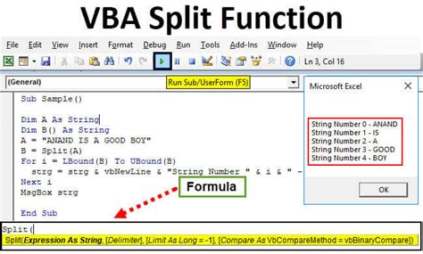 Split Function Vba For New Line