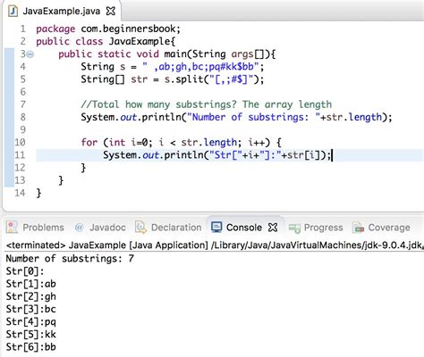 Split Method In Java