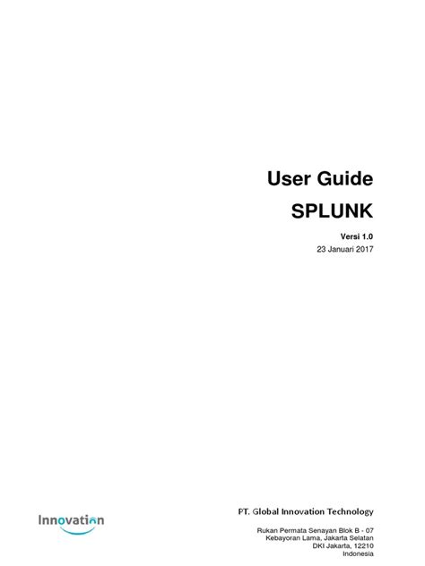 Splunk User Guide