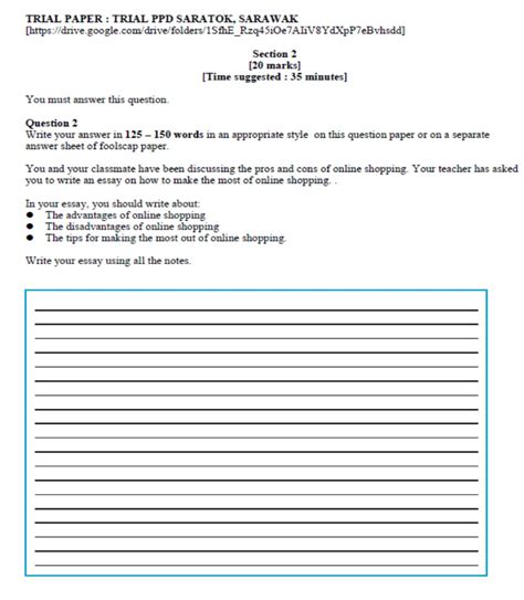 Spm English Paper 2 Sample Questions Ibizzy