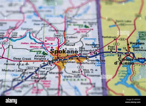 spokane washington area code