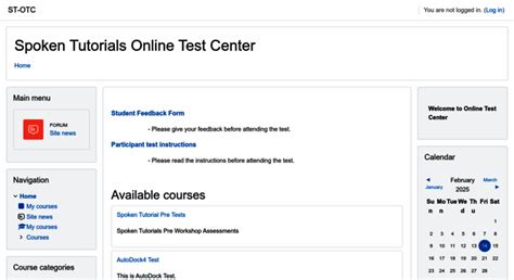 Spoken Tutorial Online Test
