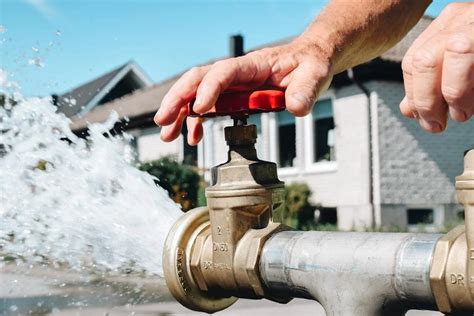 spola ur vattenledningar