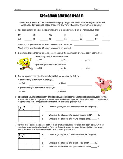 Spongebob Genetics Worksheet Free Printables Worksheet Super Size Me Film Worksheet Answers - Super Size Me Film Worksheet Answers