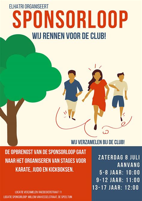 sponsorloop organiseren