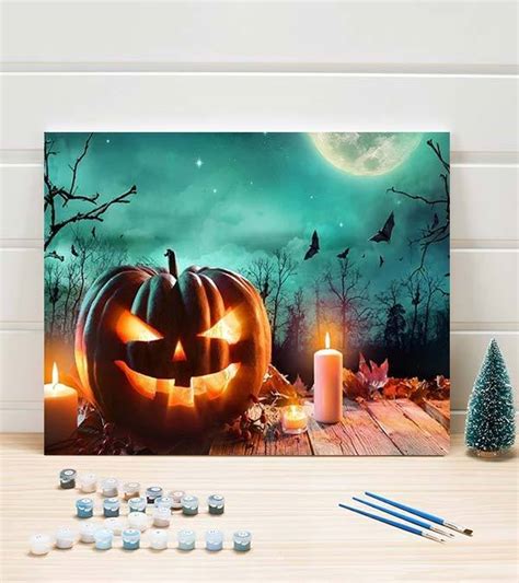 Spooky Halloween Paint By Numbers Goodnessfind Halloween Colour By Numbers - Halloween Colour By Numbers
