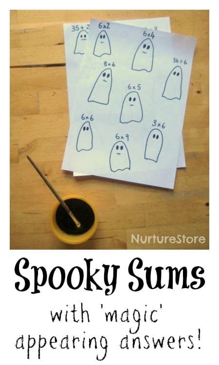 Spooky Sums Halloween Math Games Nurturestore Spooky Math - Spooky Math