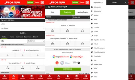 sportium version movil!