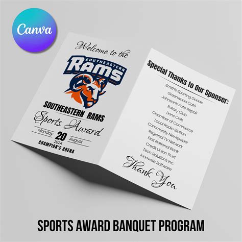 Read Online Sports Banquet Program Sample 