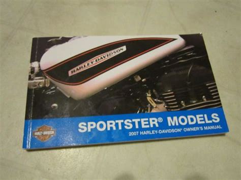 Read Sportster 2007 Harley Davidson Owners Manual 