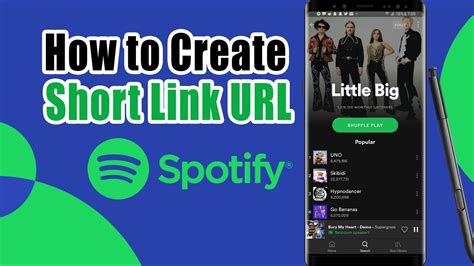 SPOTIFY SHORT LINK - Cara Membuat Link Spotify Menjadi Pendek