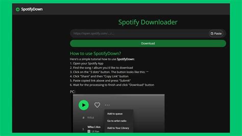 spotifydown | Cch ti nhc Spotify bng link khng