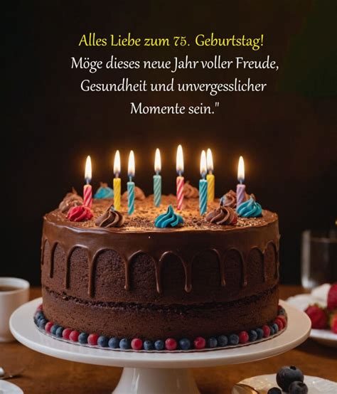 Sprüche 75 Geburtstag
