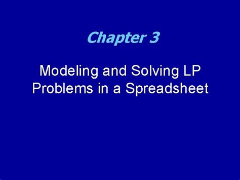 Read Spreadsheet Modeling Decision Analysis Solutions Chapter 3 