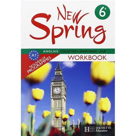 spring anglais 6e cahier d activita c s