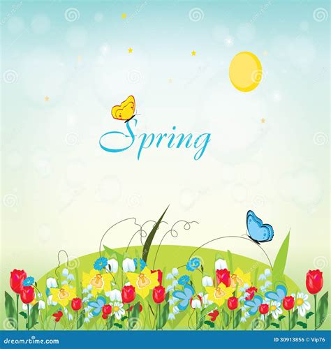 spring illustration