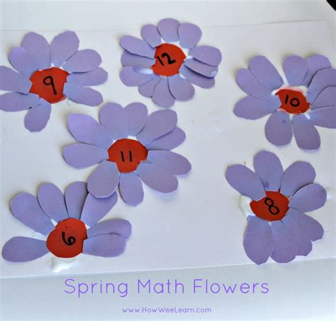 Spring Math Flowers How Wee Learn Flower Math - Flower Math