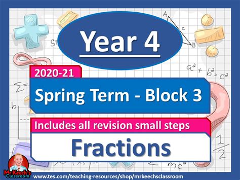 Spring Maths Year 4 Fractions Resources Classroom Secrets Fractions Homework Year 4 - Fractions Homework Year 4