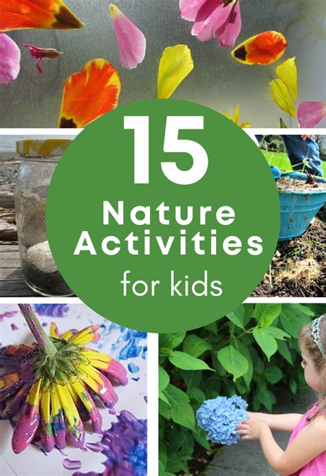 spring nature activities for children