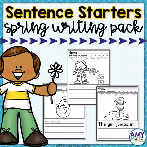 Spring Picture Writing Prompts And Sentence Starters Teaching Pictures For Sentence Writing - Pictures For Sentence Writing