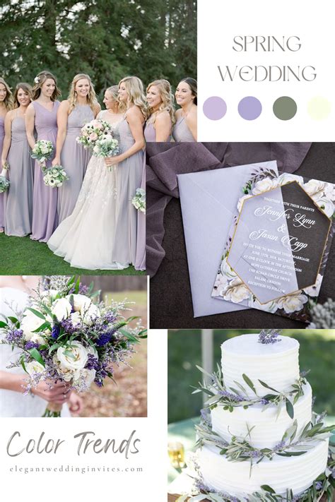 spring wedding colors