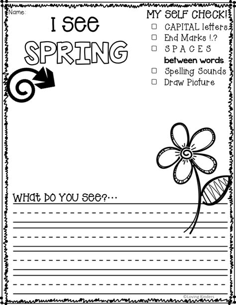 Spring Writing Prompts Amp Activities For First Grade Writing Ideas For 1st Graders - Writing Ideas For 1st Graders