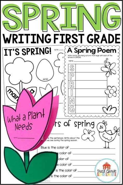 Spring Writing Prompts For First Grade Planning Playtime Spring Writing Prompts 3rd Grade - Spring Writing Prompts 3rd Grade