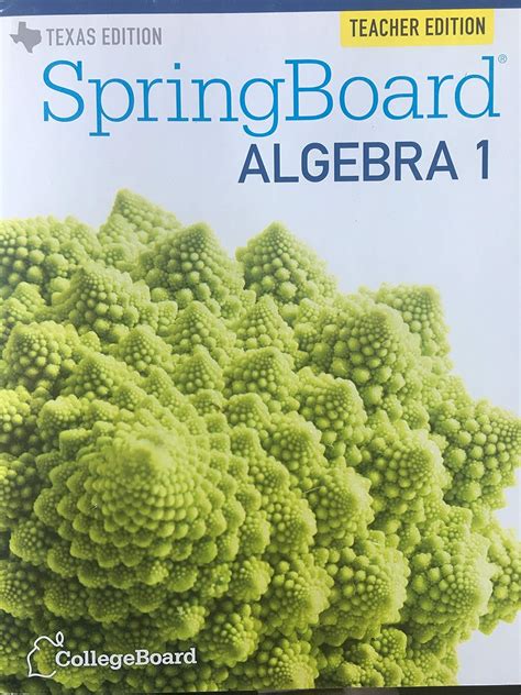 Springboard Algebra 1 Embedded Assessment 3 Answers