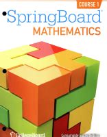 Springboard Mathematics Course 1 Unit 2 Answers