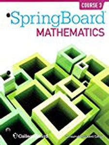 Download Springboard Course 3 Pre Algebra Unit 1 