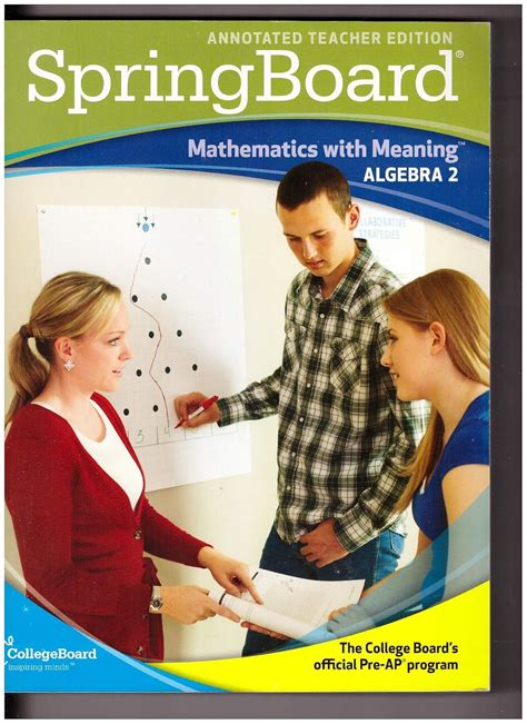 Full Download Springboard Mathematics With Meaning Algebra 2 Answer 